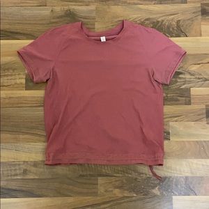 Pink lululemon shirt